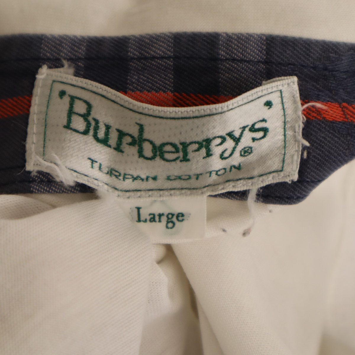 Burberrys バーバリーズ 90s オールド 長袖 ポロシャツ L ホワイト メンズ