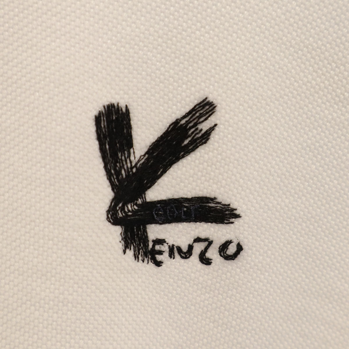 KENZO GOLF ケンゾーゴルフ 90s 日本製 オールド 長袖 ポロシャツ 3 ホワイト メンズ