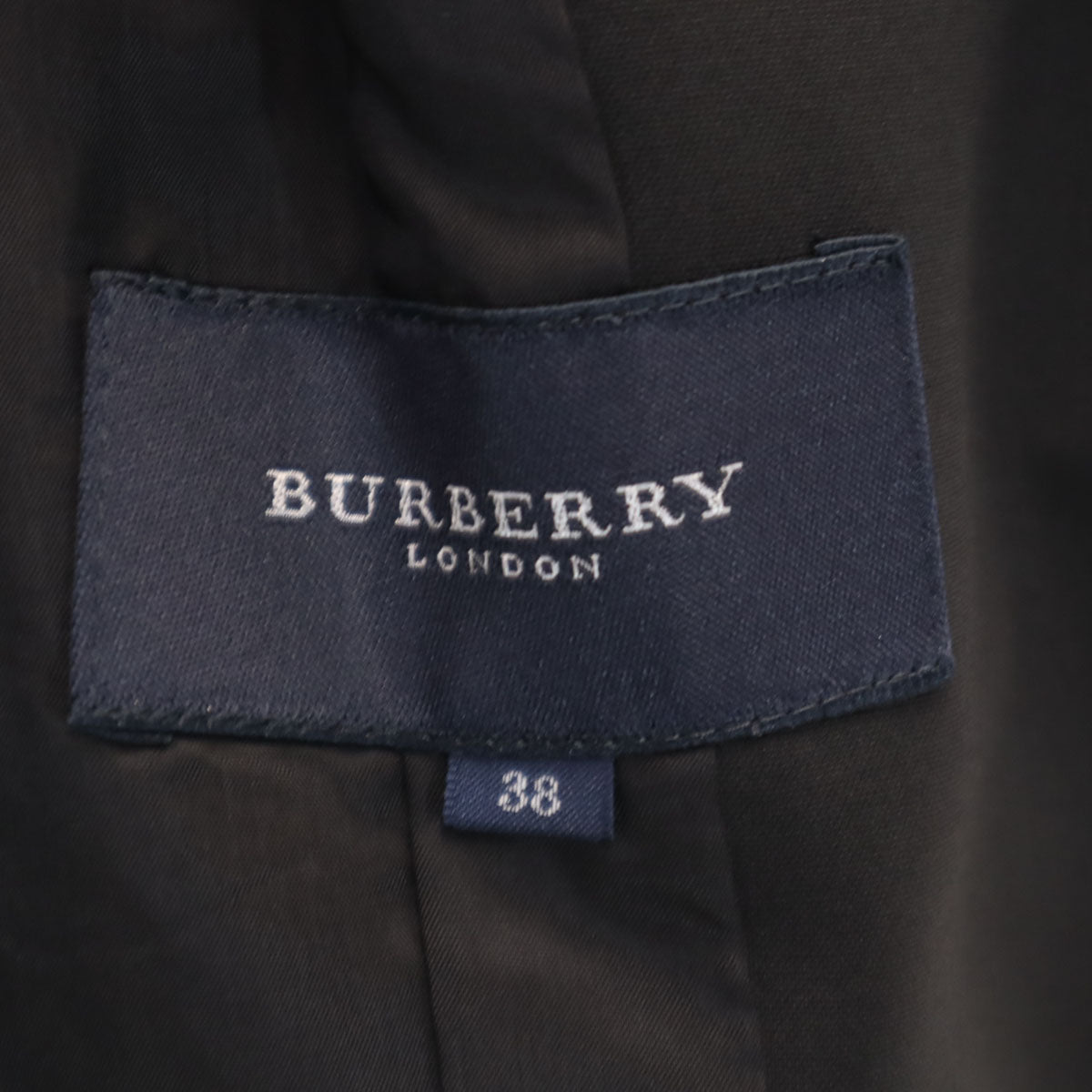 BURBERRY LONDON バーバリーロンドン テーラードジャケット 38 ブラック 三陽商会 レディース