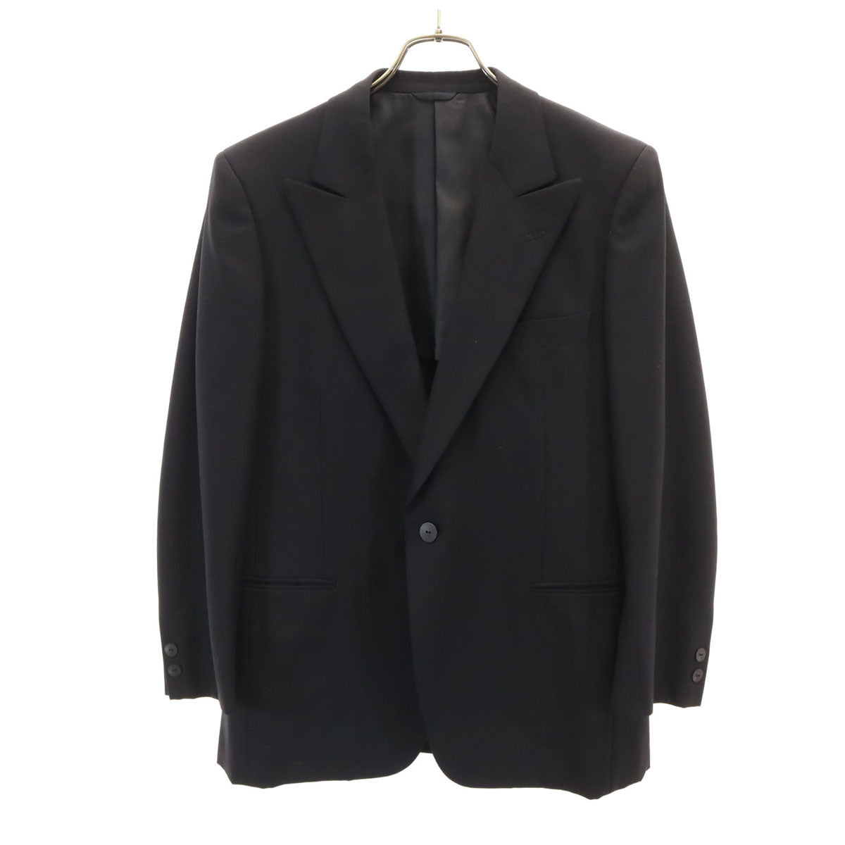 Pierre Cardin ピエールカルダン 80s ヴィンテージ 長袖 テーラードジャケット 96B4 ブラック メンズ