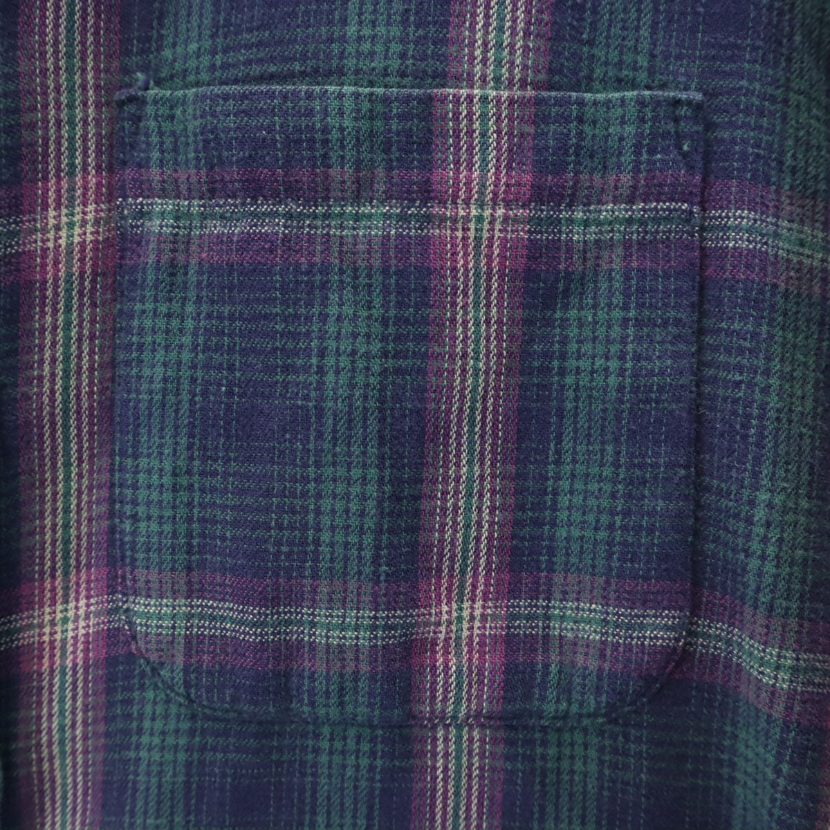 L.L.Bean エルエルビーン 80s ヴィンテージ USA製 チェック柄 長袖 ボタンダウンシャツ グリーン レディース