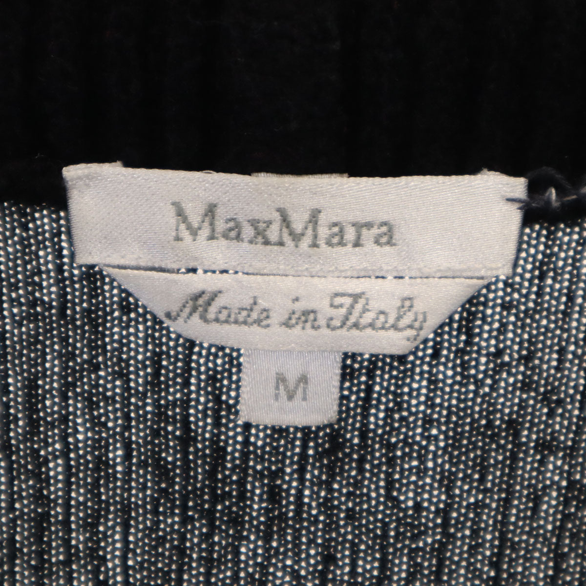 MAX MARA マックスマーラ イタリア製 長袖 ニット M ブラック セーター レディース