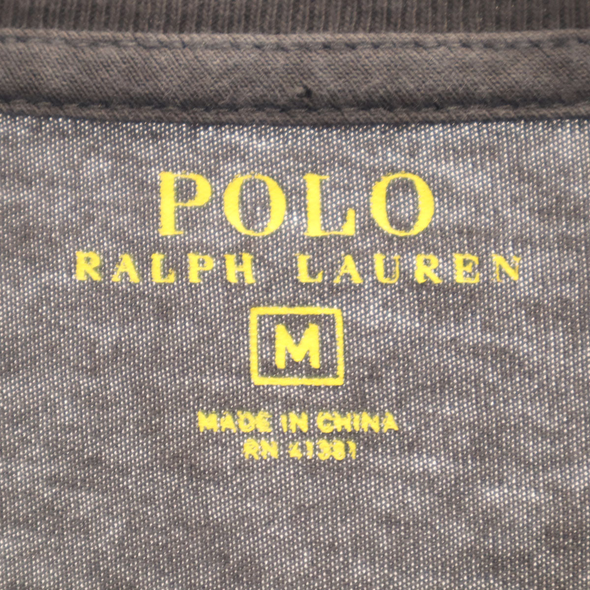 POLO RALPH LAUREN ポロラルフローレン 長袖 Tシャツ M ブラウン ロンT メンズ