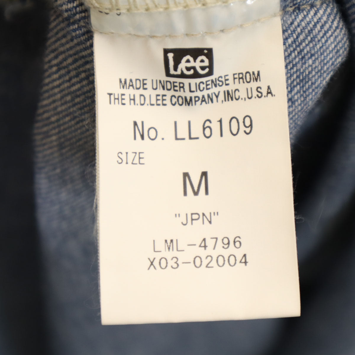 Lee リー 長袖 ロング デニム シャツワンピース M レディース