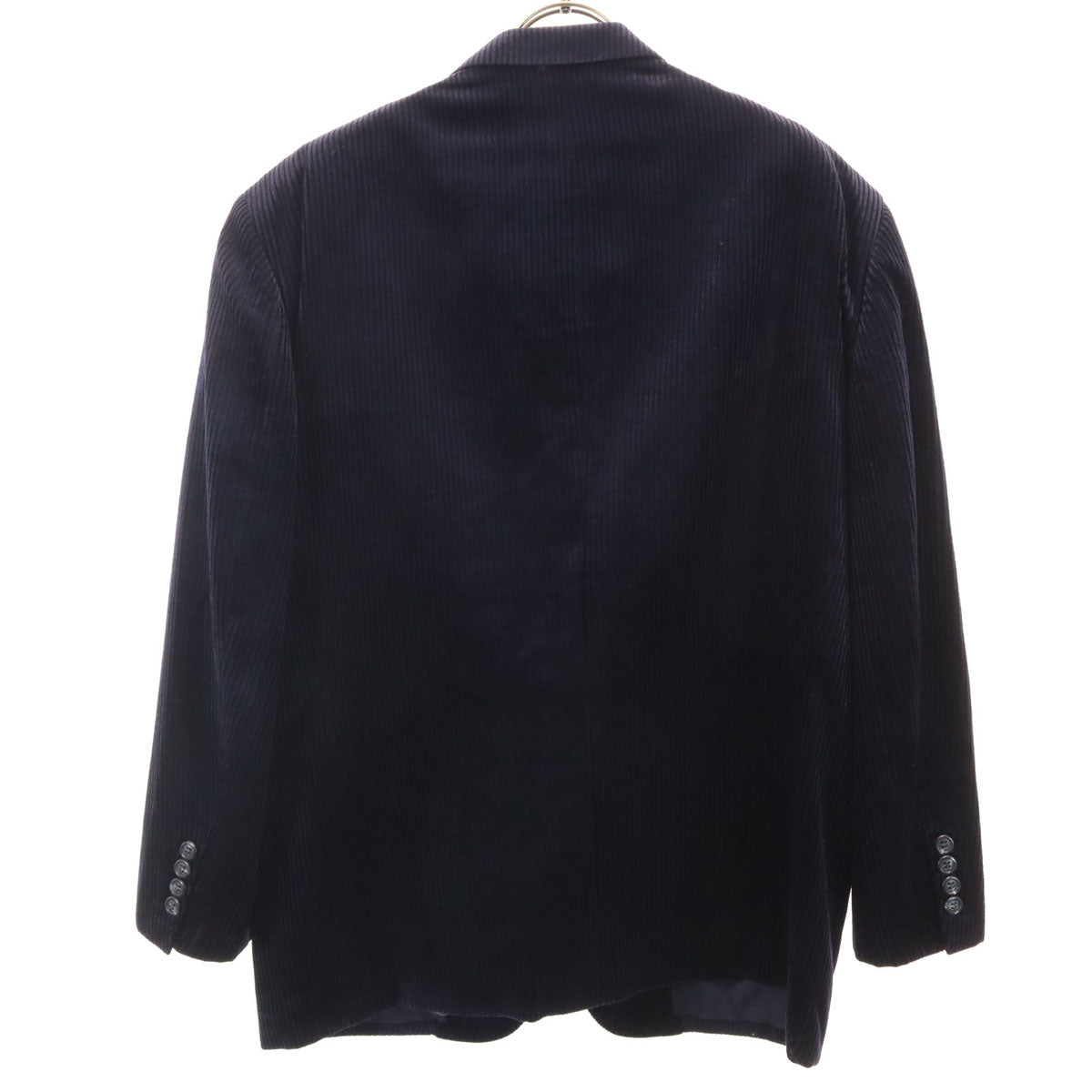 MONSIEUR GIVENCHY ムッシュ ジバンシィ 90s オールド シルクコーデュロイ テーラードジャケット M ネイビー メンズ