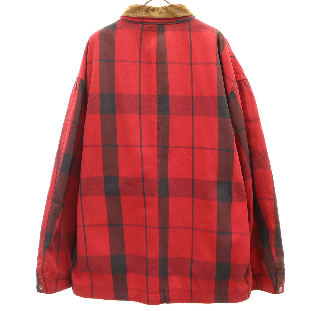 POLO COUNTRY RALPH LAUREN ポロカントリー ラルフローレン 80s 90s USA製 オールド 初期 チェック柄 カバーオール XL レッド メンズ