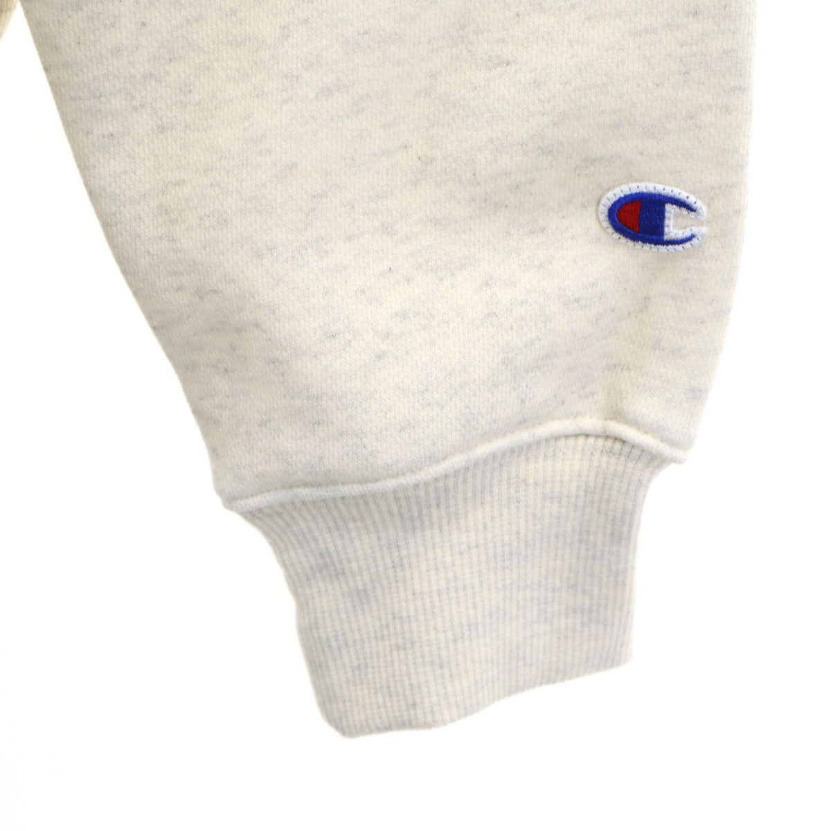 未使用 Champion チャンピオン 長袖 スウェットパーカー M アイボリー系 プルオーバー 裏起毛 メンズ