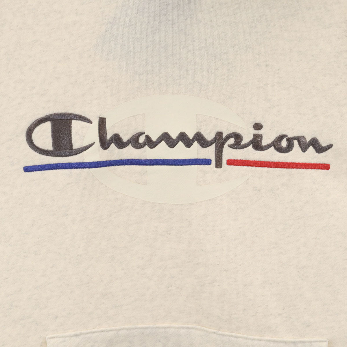 未使用 Champion チャンピオン 長袖 スウェットパーカー M アイボリー系 プルオーバー 裏起毛 メンズ