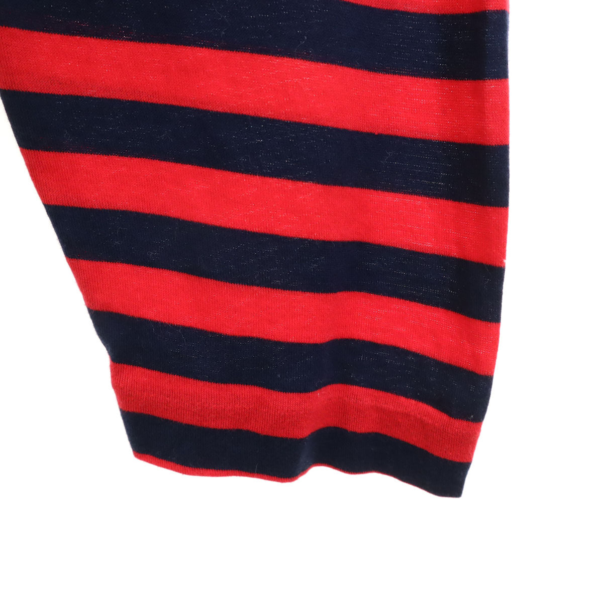 LOEWE ロエベ イタリア製 オールド ボーダー柄 長袖 Tシャツ M レッド ロンT レディース