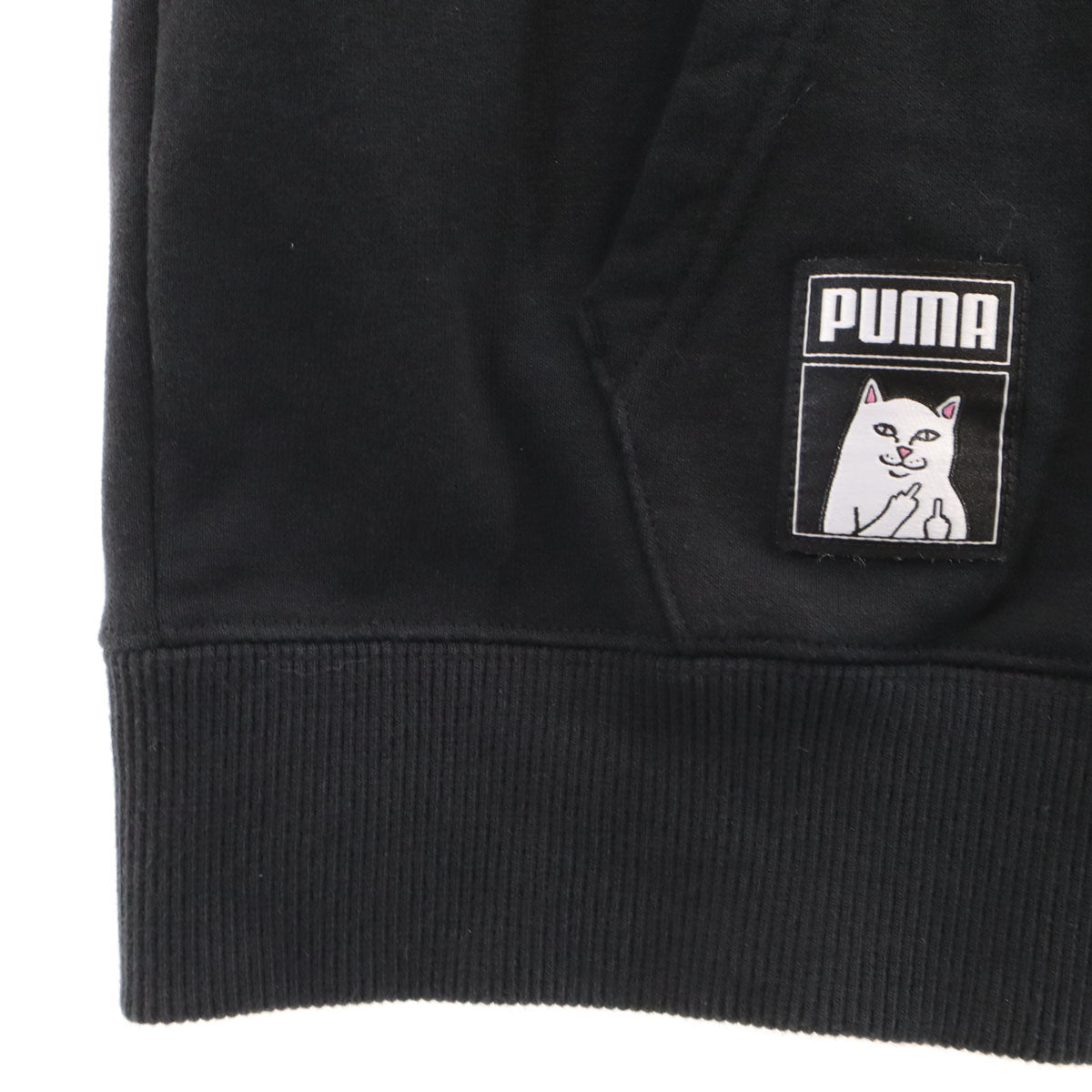PUMA プーマ RIPNDIP リップンディップ コラボ 長袖 スウェットパーカー M ブラック メンズ