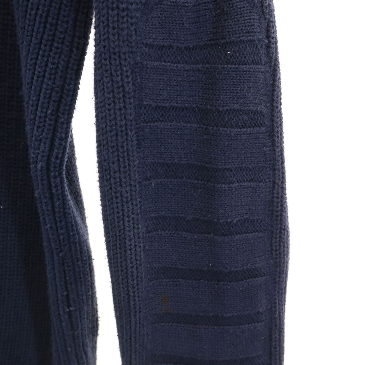 DOUBLE STANDARD CLOTHING ダブルスタンダードクロージング 長袖 ショールカラー ニットカーディガン 46 ネイビー メンズ