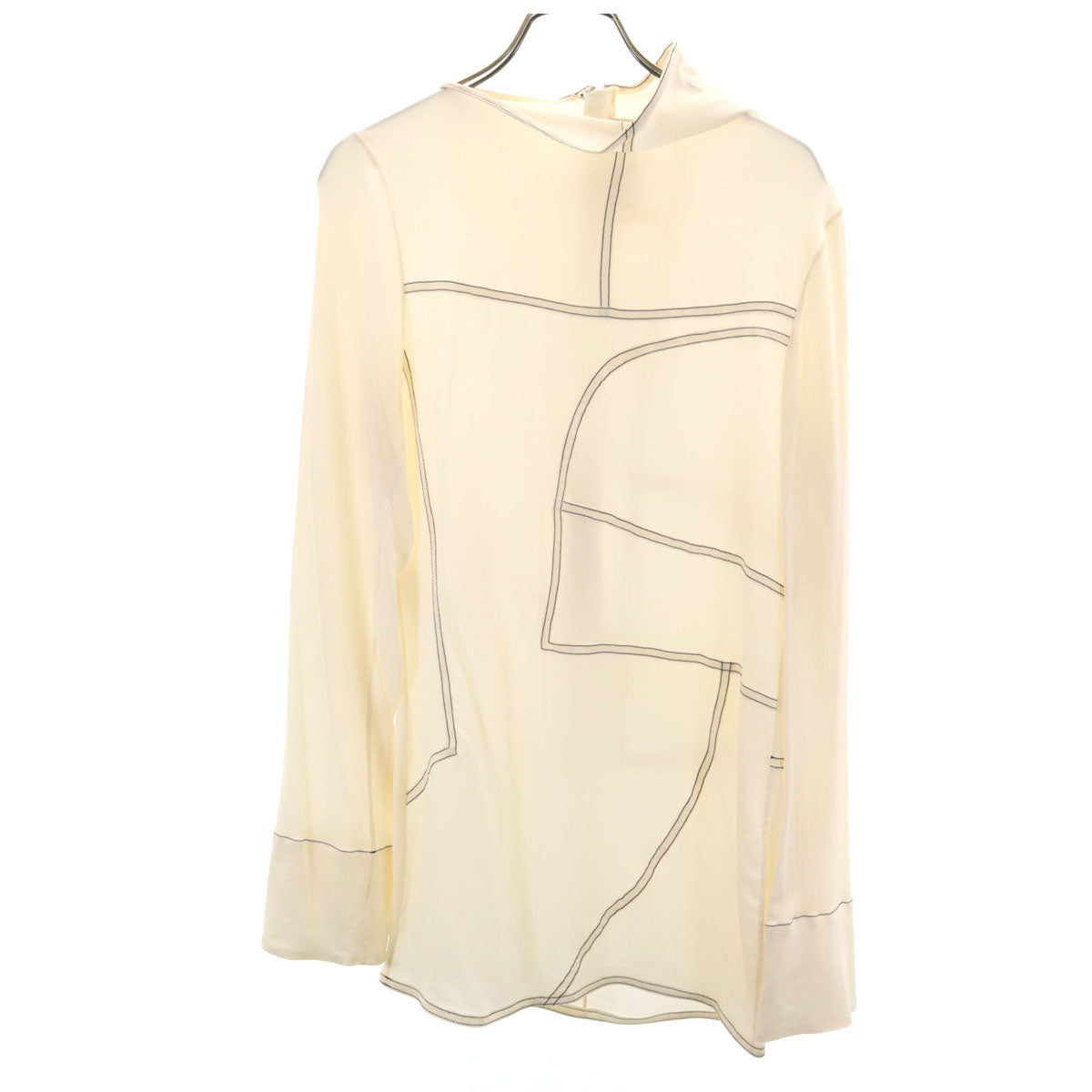 MARNI マルニ ポルトガル製 長袖 ブラウス 38 アイボリー レディース