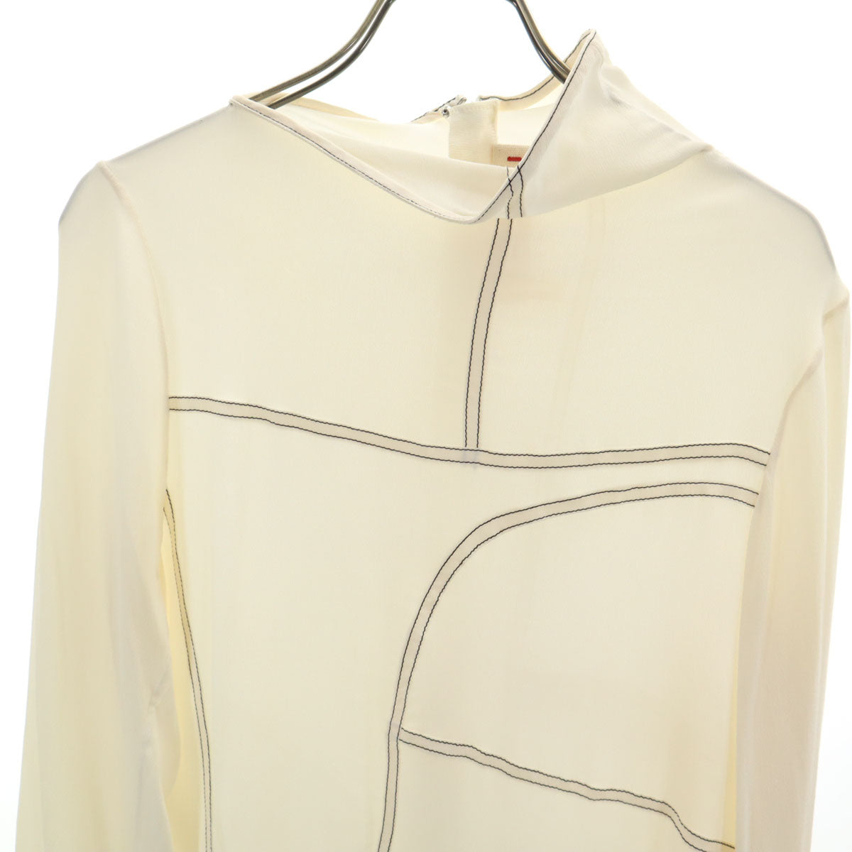 MARNI マルニ ポルトガル製 長袖 ブラウス 38 アイボリー レディース