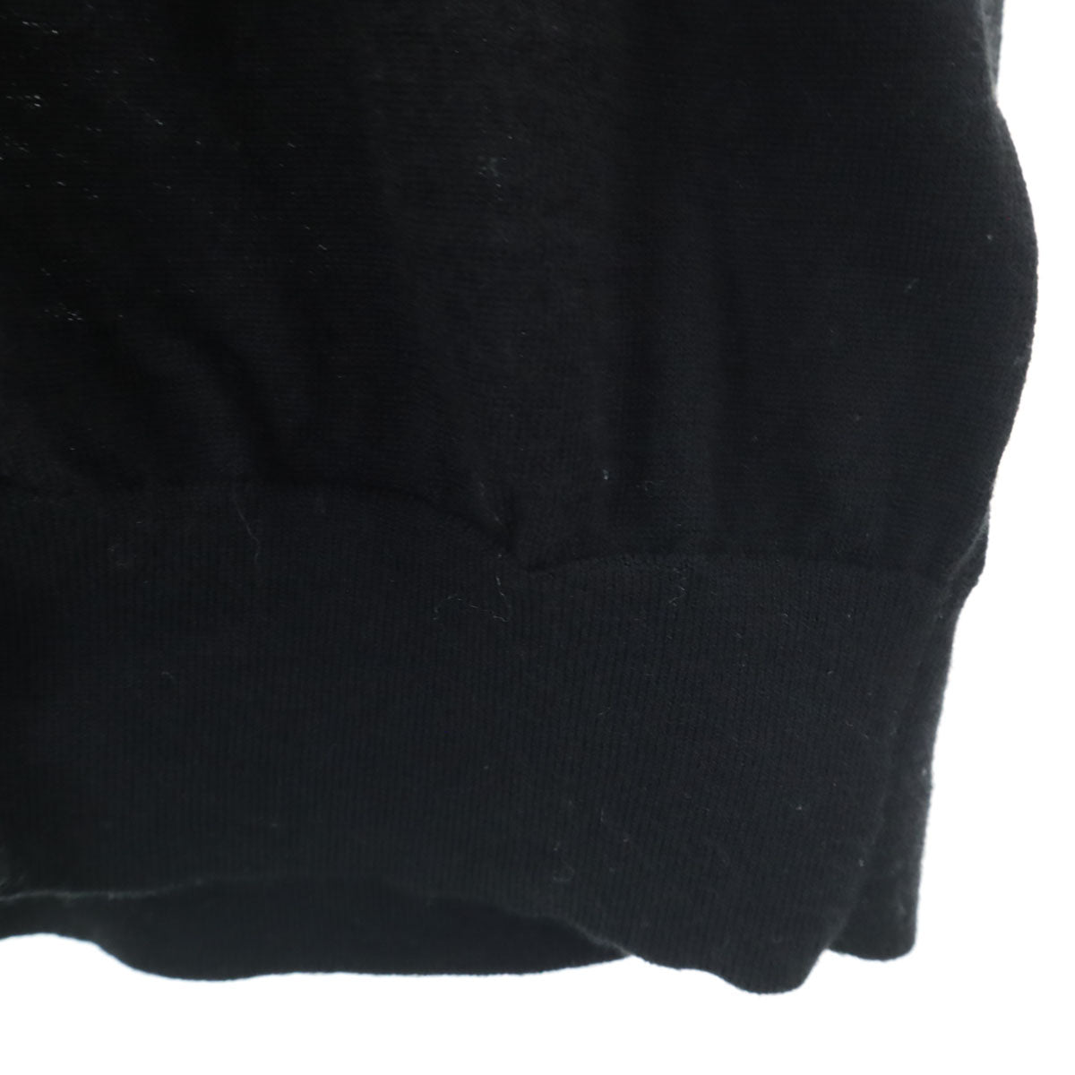 BURBERRY バーバリー メリノウール 長袖 ニットカーディガン 10Y ブラック キッズ