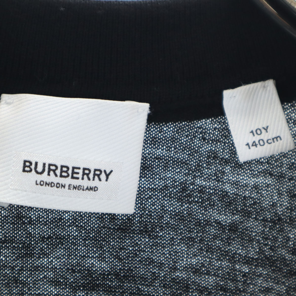 BURBERRY バーバリー メリノウール 長袖 ニットカーディガン 10Y ブラック キッズ