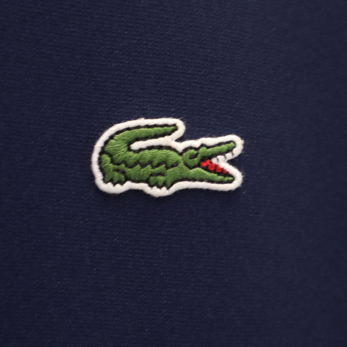 未使用 LACOSTE ラコステ 長袖 ラガー シャツワンピース L ネイビー レディース