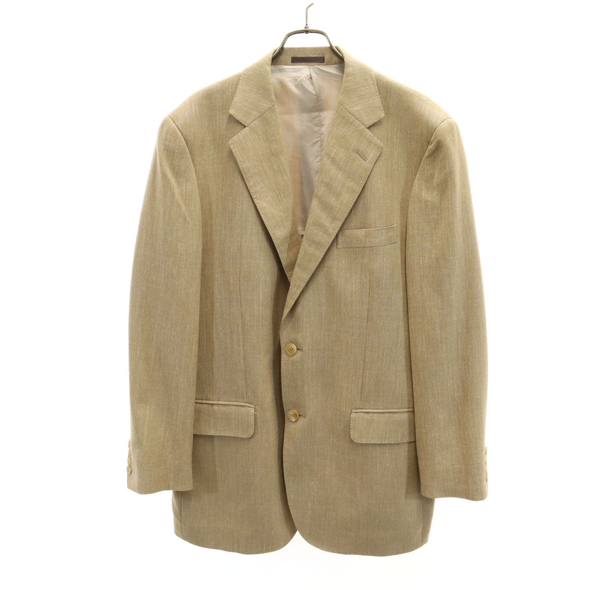 BURBERRY LONDON バーバリーロンドン 日本製 テーラードジャケット AB7 ベージュ 三陽商会 メンズ