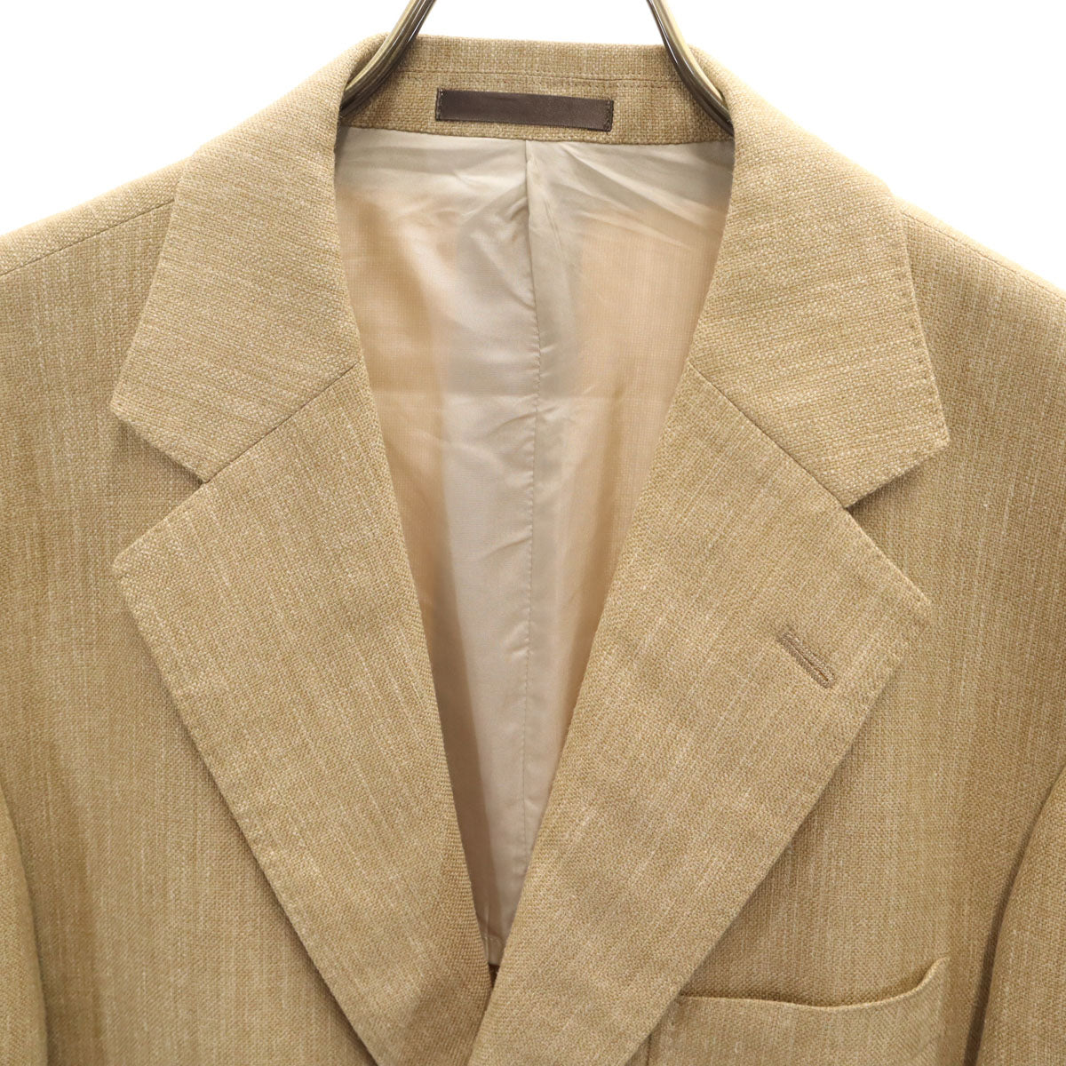 BURBERRY LONDON バーバリーロンドン 日本製 テーラードジャケット AB7 ベージュ 三陽商会 メンズ