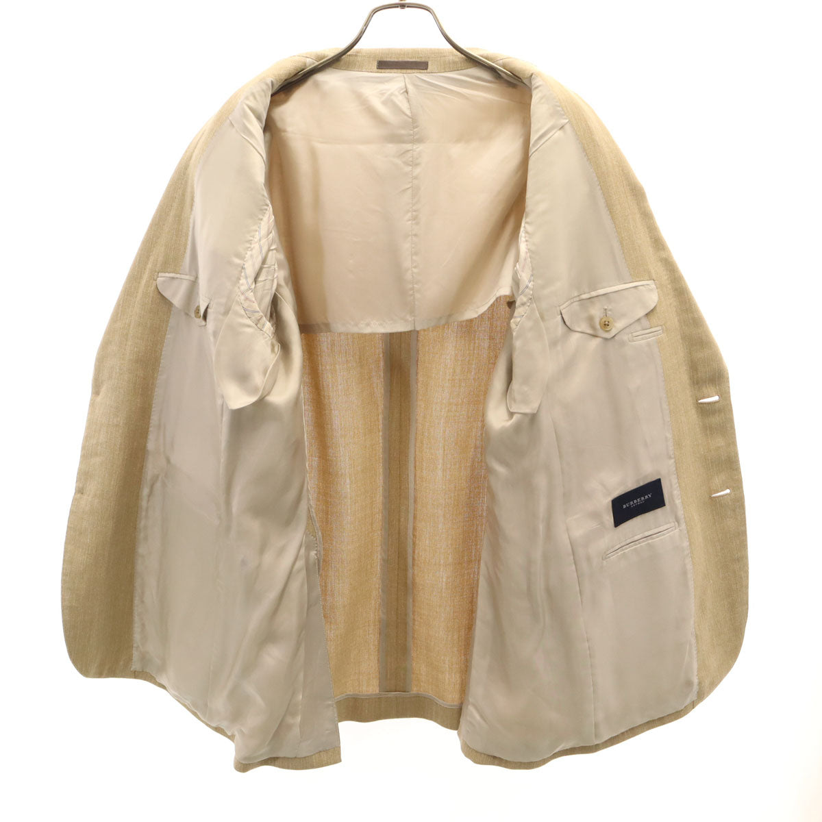 BURBERRY LONDON バーバリーロンドン 日本製 テーラードジャケット AB7 ベージュ 三陽商会 メンズ