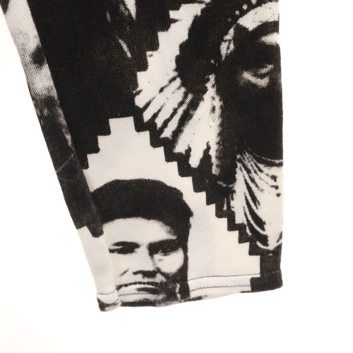 D.Brushes 80s 90s USA製 オールド ネイティブアメリカン 長袖 Tシャツ S ホワイト ロンT インディアン レディース