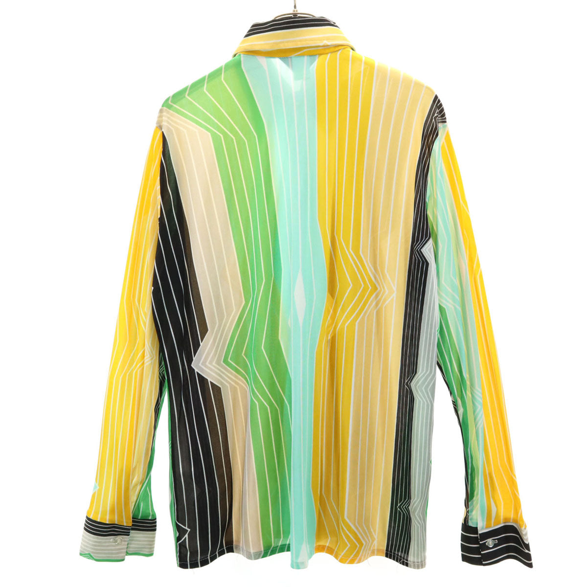 CHROME クローム 70s ヴィンテージ USA製 ストライプ柄 長袖 ボタンダウンシャツ XL メンズ