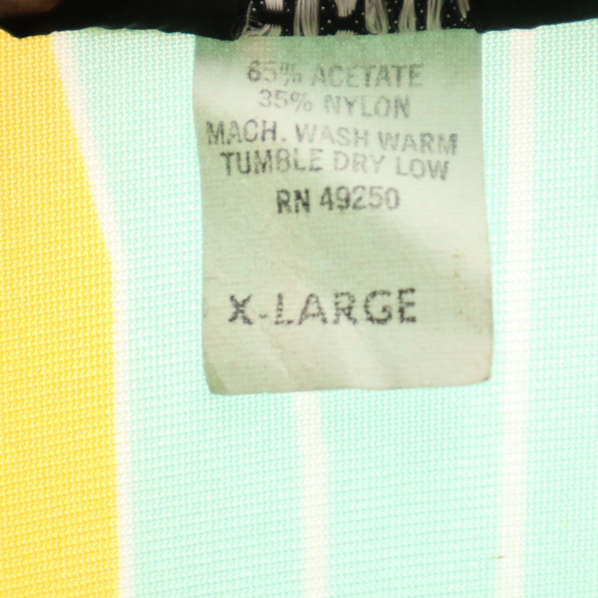 CHROME クローム 70s ヴィンテージ USA製 ストライプ柄 長袖 ボタンダウンシャツ XL メンズ