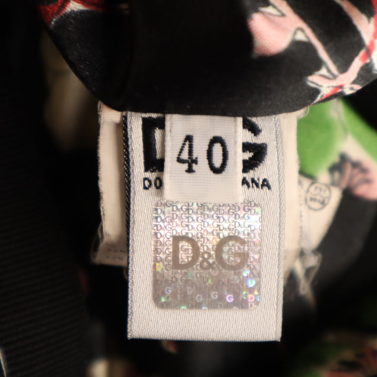 D&G Dolce & Gabbana ディーアンドジー ドルチェアンドガッバーナ ハンガリー製 ホルターネック ベスト 40 ブラック レディース