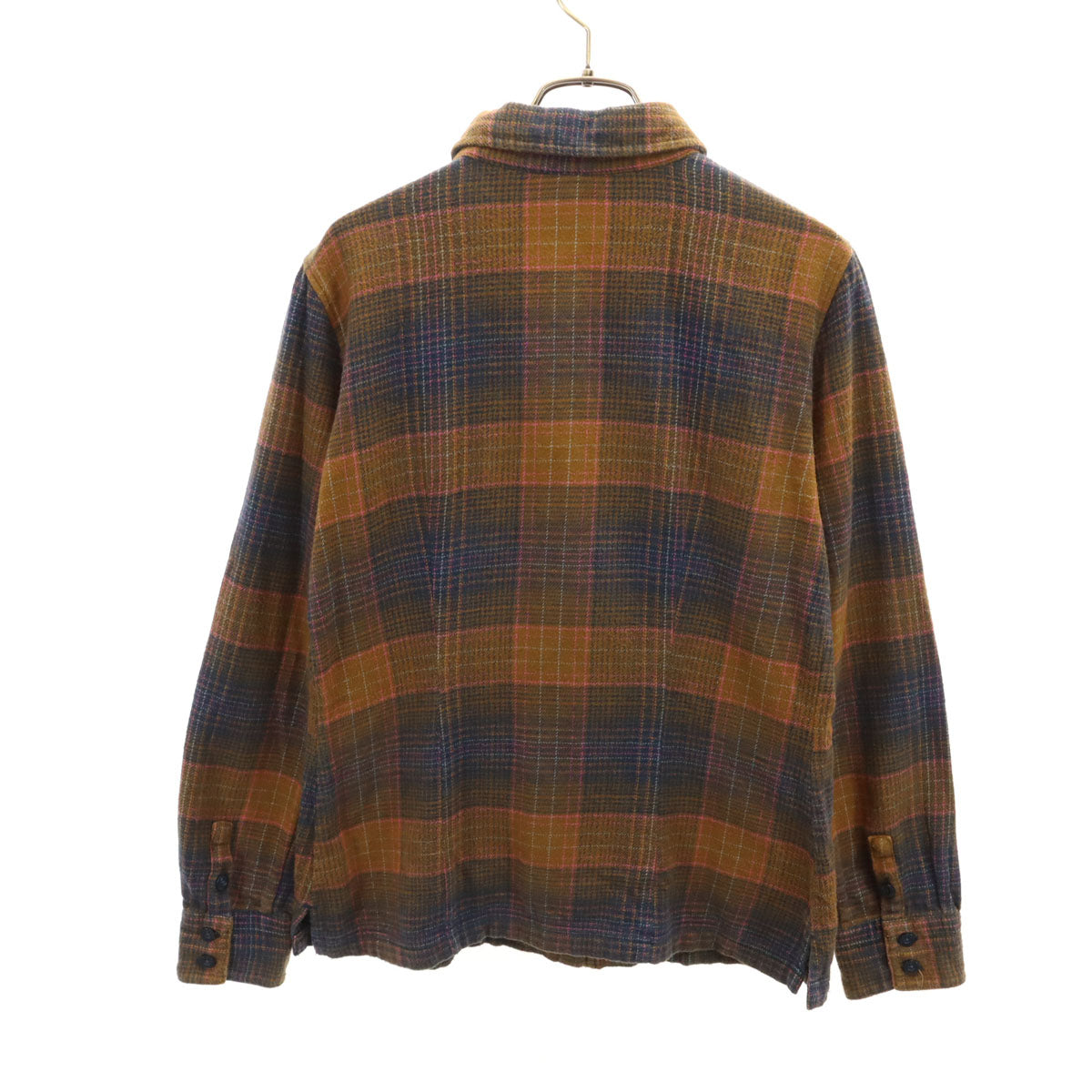 patagonia パタゴニア チェック柄 長袖 ネルシャツ ブラウン アウトドア レディース