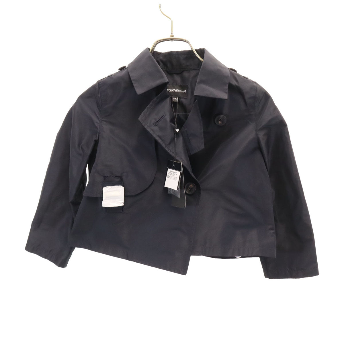未使用 Emporio Armani エンポリオアルマーニ ジャケット 5A 濃紺 メンズ