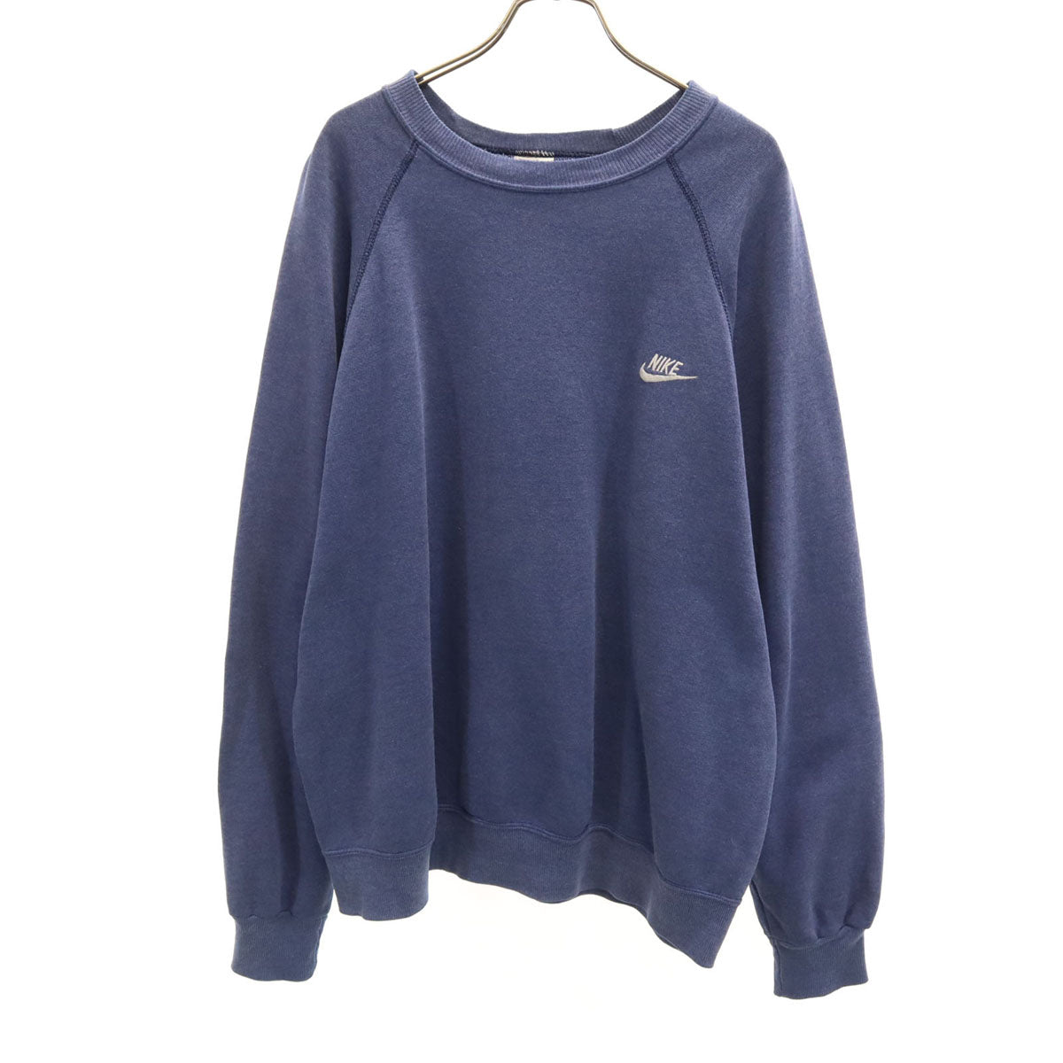 NIKE ナイキ 90s USA製 オールド 長袖 スウェット トレーナー XL ネイビー メンズ