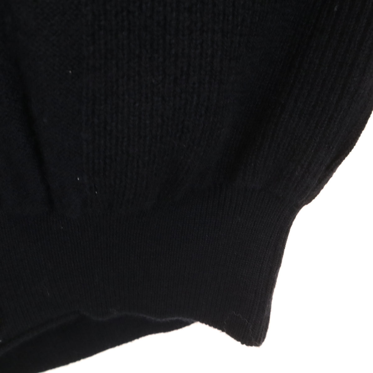 LANVIN ランバン 80s 90s ウール オールド 長袖 ニットカーディガン 48 ブラック STUDIO レディース