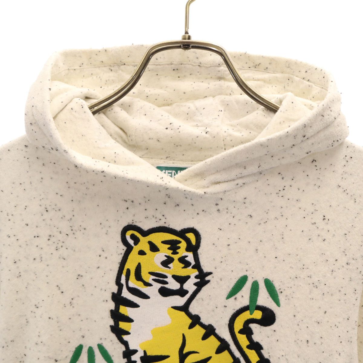 KENZO ケンゾー タイガー 長袖 パイル地 パーカー 10A ホワイト キッズ