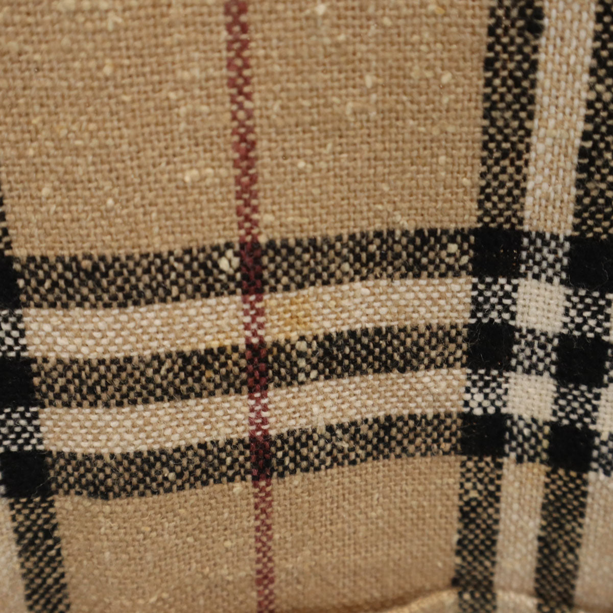 BURBERRY LONDON バーバリーロンドン 日本製 リネンブレンド ノバチェック シャツジャケット LL ベージュ 三陽商会 メンズ