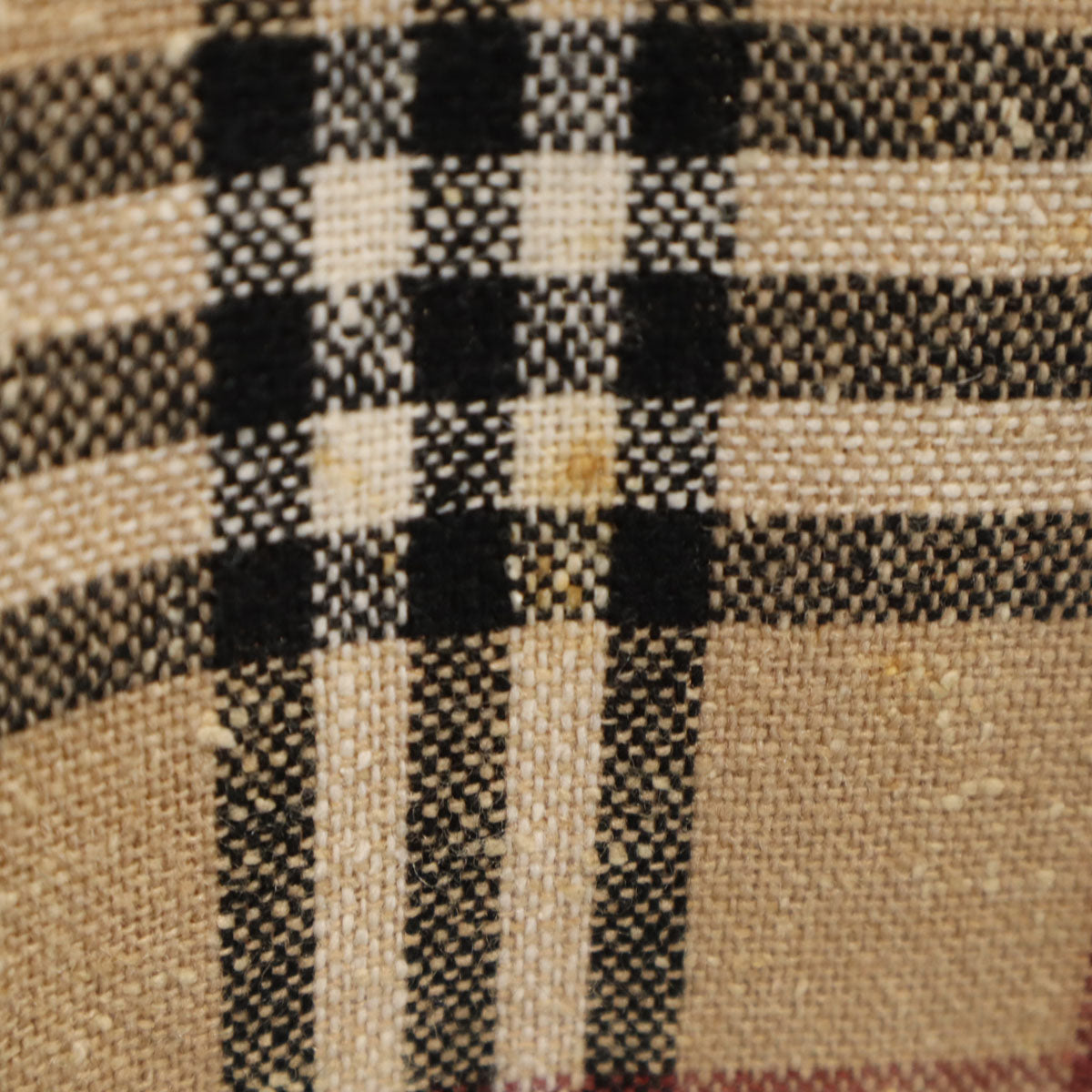 BURBERRY LONDON バーバリーロンドン 日本製 リネンブレンド ノバチェック シャツジャケット LL ベージュ 三陽商会 メンズ