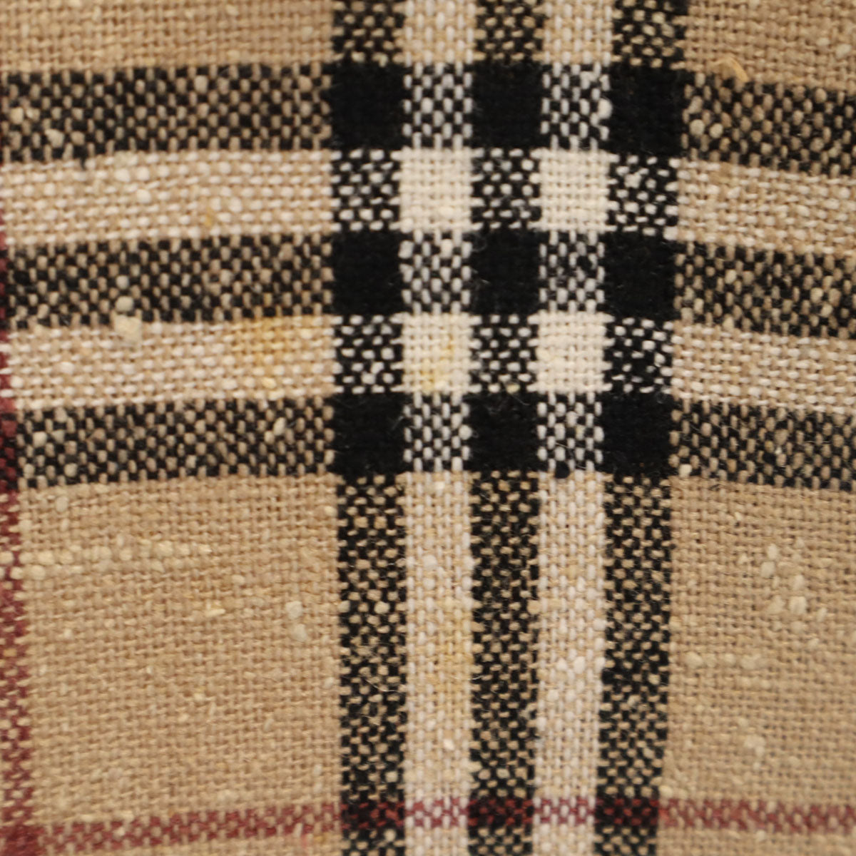 BURBERRY LONDON バーバリーロンドン 日本製 リネンブレンド ノバチェック シャツジャケット LL ベージュ 三陽商会 メンズ