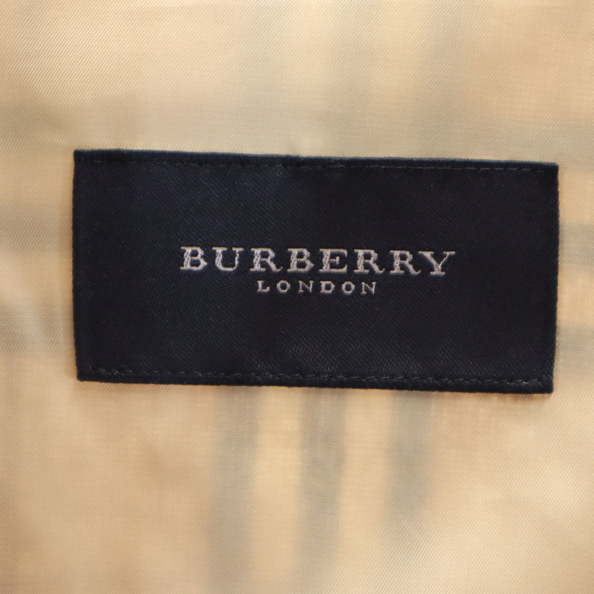 BURBERRY LONDON バーバリーロンドン 日本製 リネンブレンド ノバチェック シャツジャケット LL ベージュ 三陽商会 メンズ