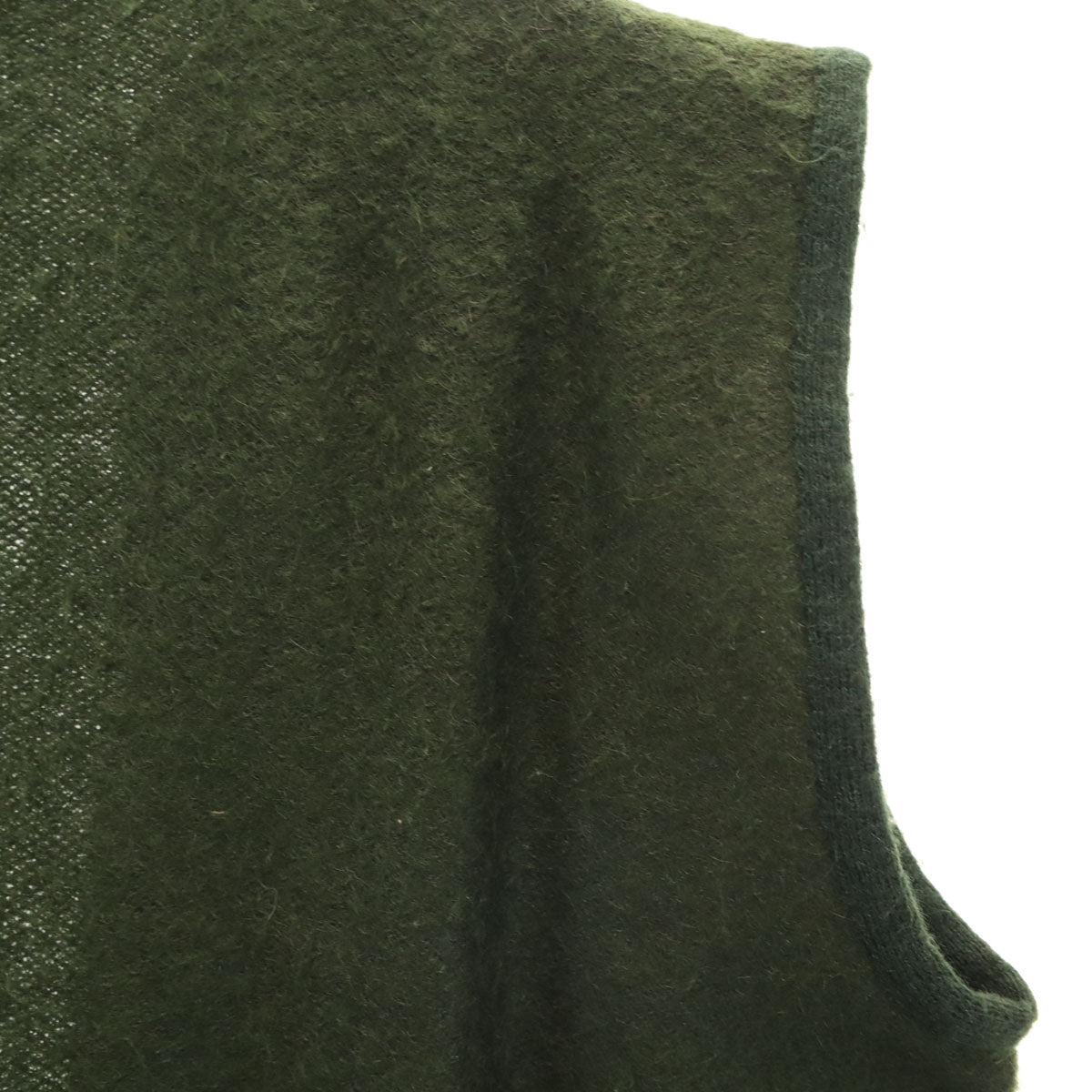 ISSEY MIYAKE イッセイミヤケ 70s ヴィンテージ ショート丈 ベスト カーキ レディース