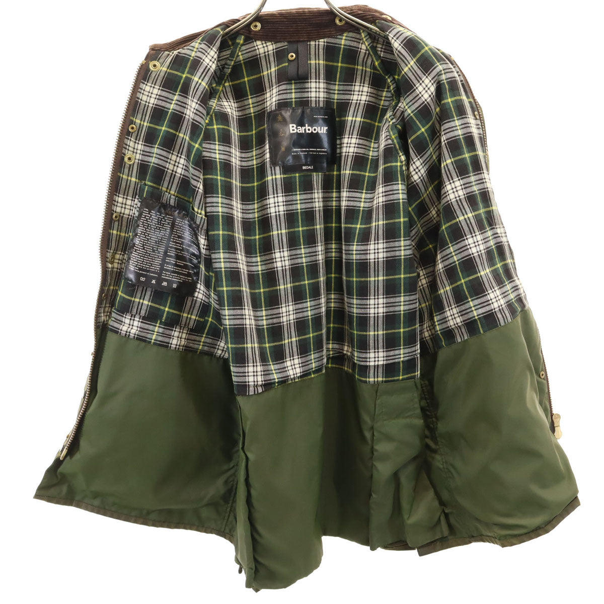 Barbour バブアー イングランド製 3ワラント ビデイル オイルドジャケット カーキ メンズ