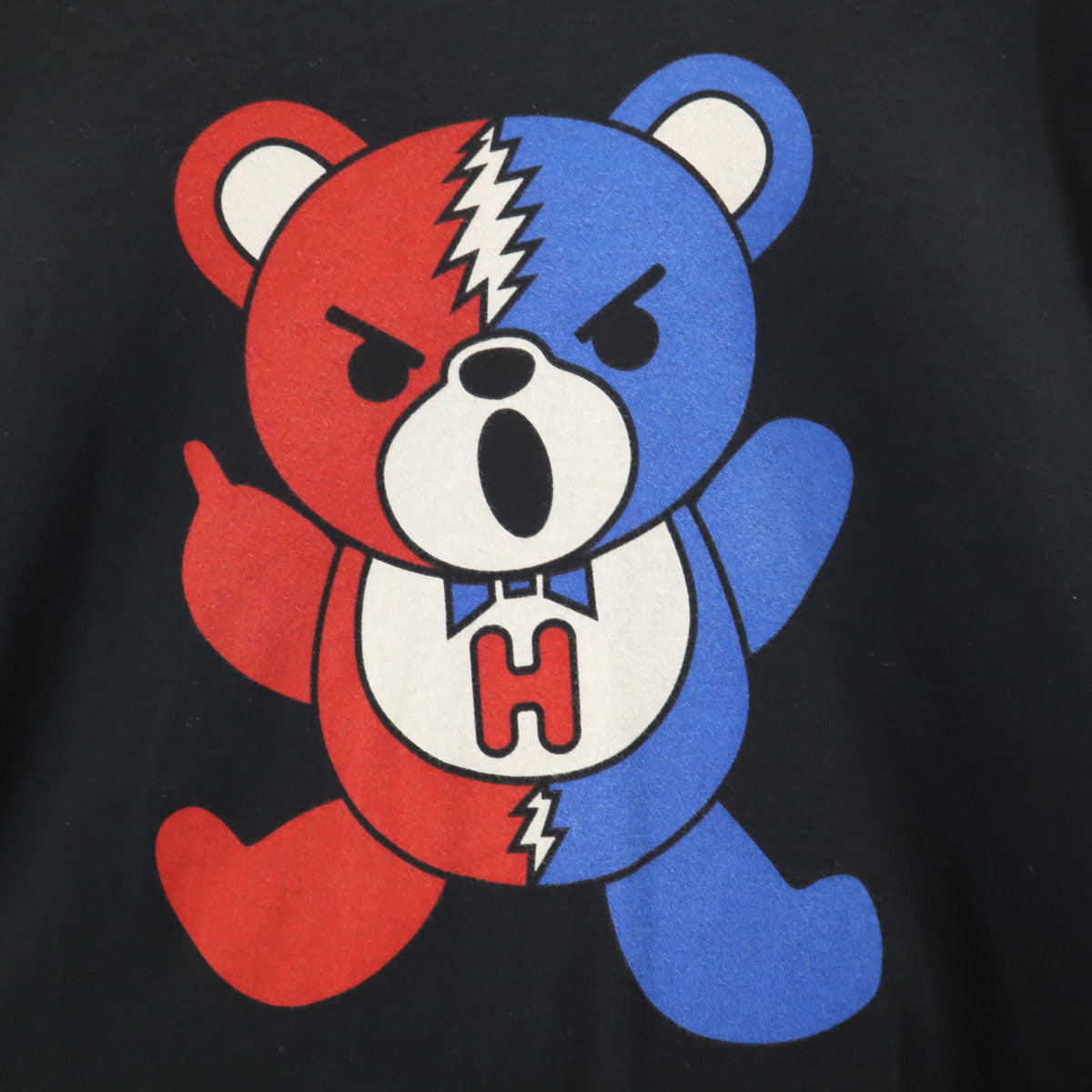 HYSTERIC GLAMOUR ヒステリックグラマー 日本製 ベア 長袖 Tシャツ M ブラック ロンT メンズ