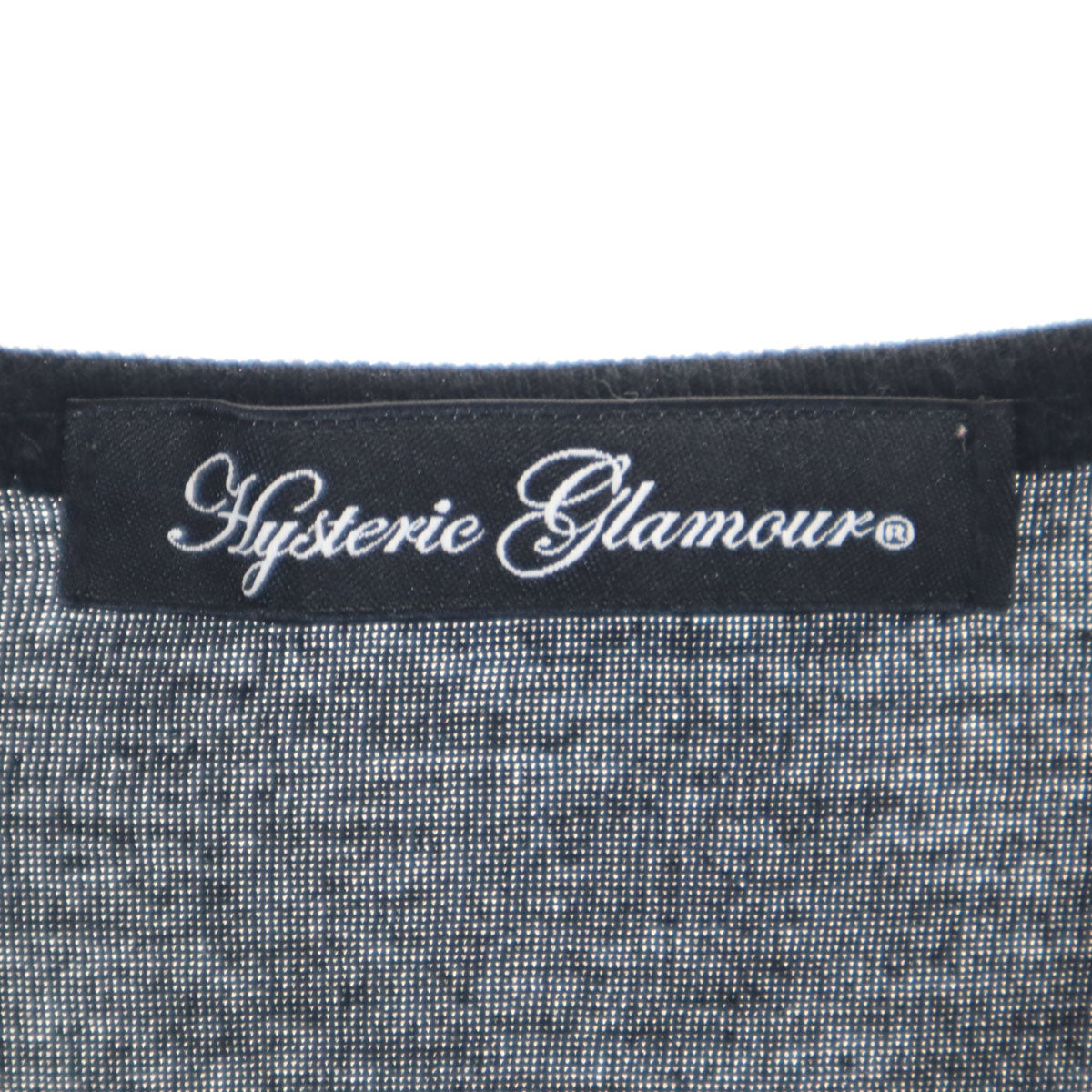 HYSTERIC GLAMOUR ヒステリックグラマー 日本製 スカル 長袖 Tシャツ FREE ブラック ロンT レディース