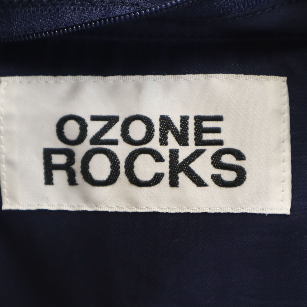 OZONE ROCKS オゾンロックス 日本製 ナイロンジャケット S ネイビー オゾンコミュニティ メンズ