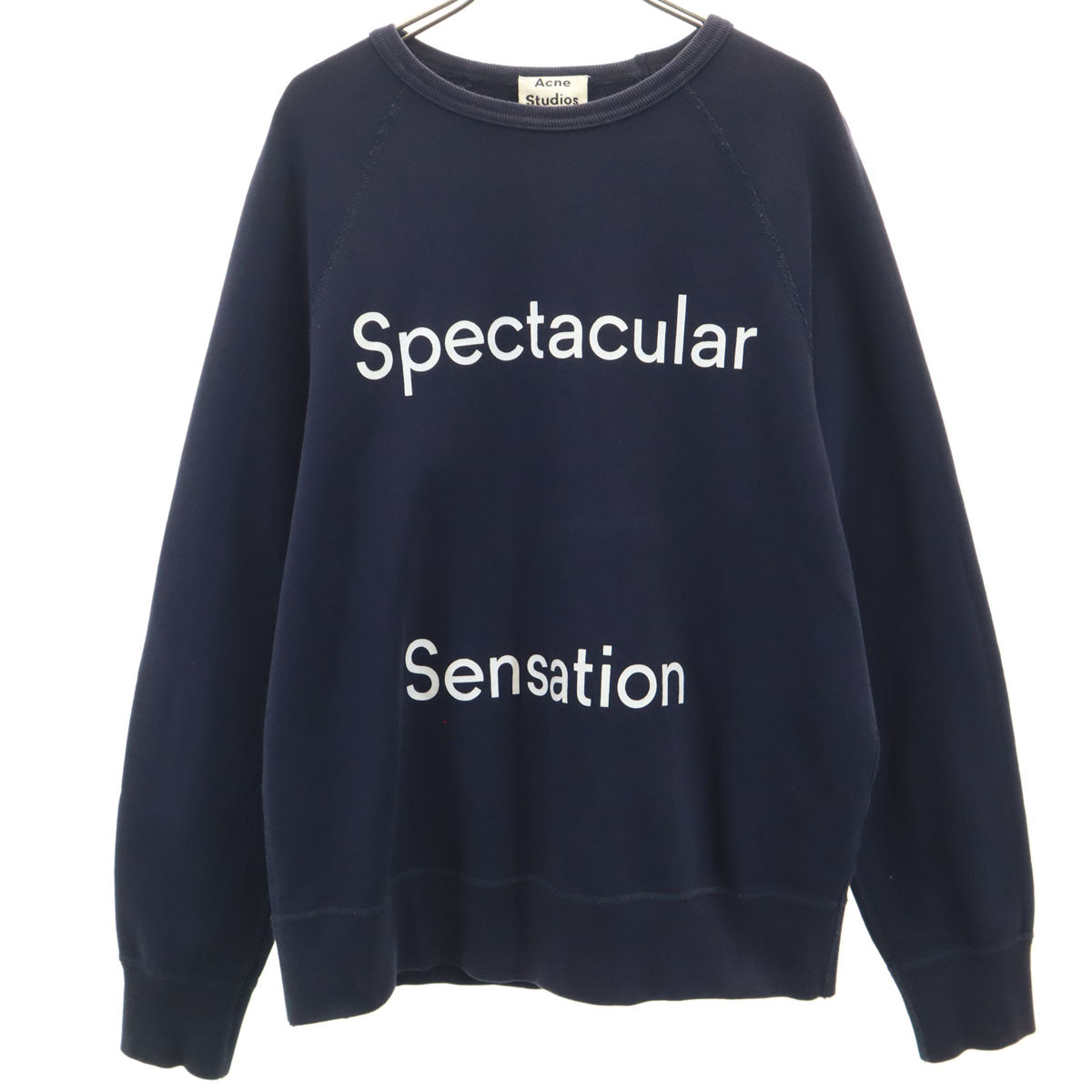 ACNE STUDIOS アクネストゥディオズ 長袖 スウェット トレーナー S ネイビー メンズ