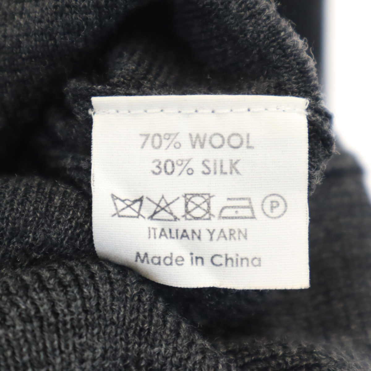 DRIES VAN NOTEN ドリスヴァンノッテン 長袖 Vネック フルジップ ニットカーディガン S チャコールグレー メンズ