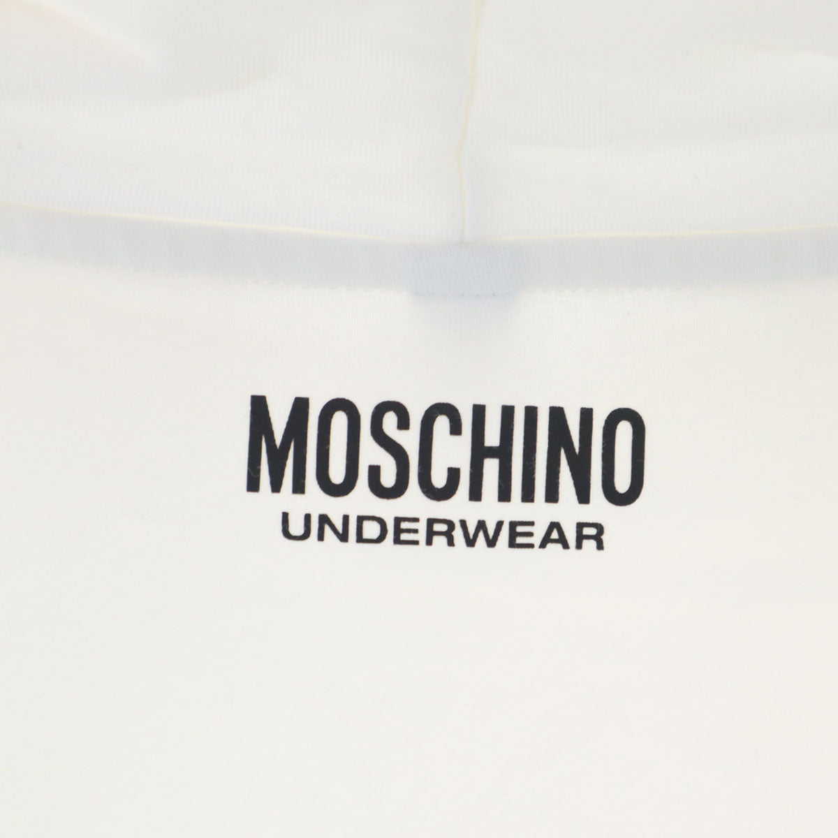 MOSCHINO UNDERWEAR モスキーノ アンダーウェア 長袖 スウェット ワンピース XS ホワイト レディース