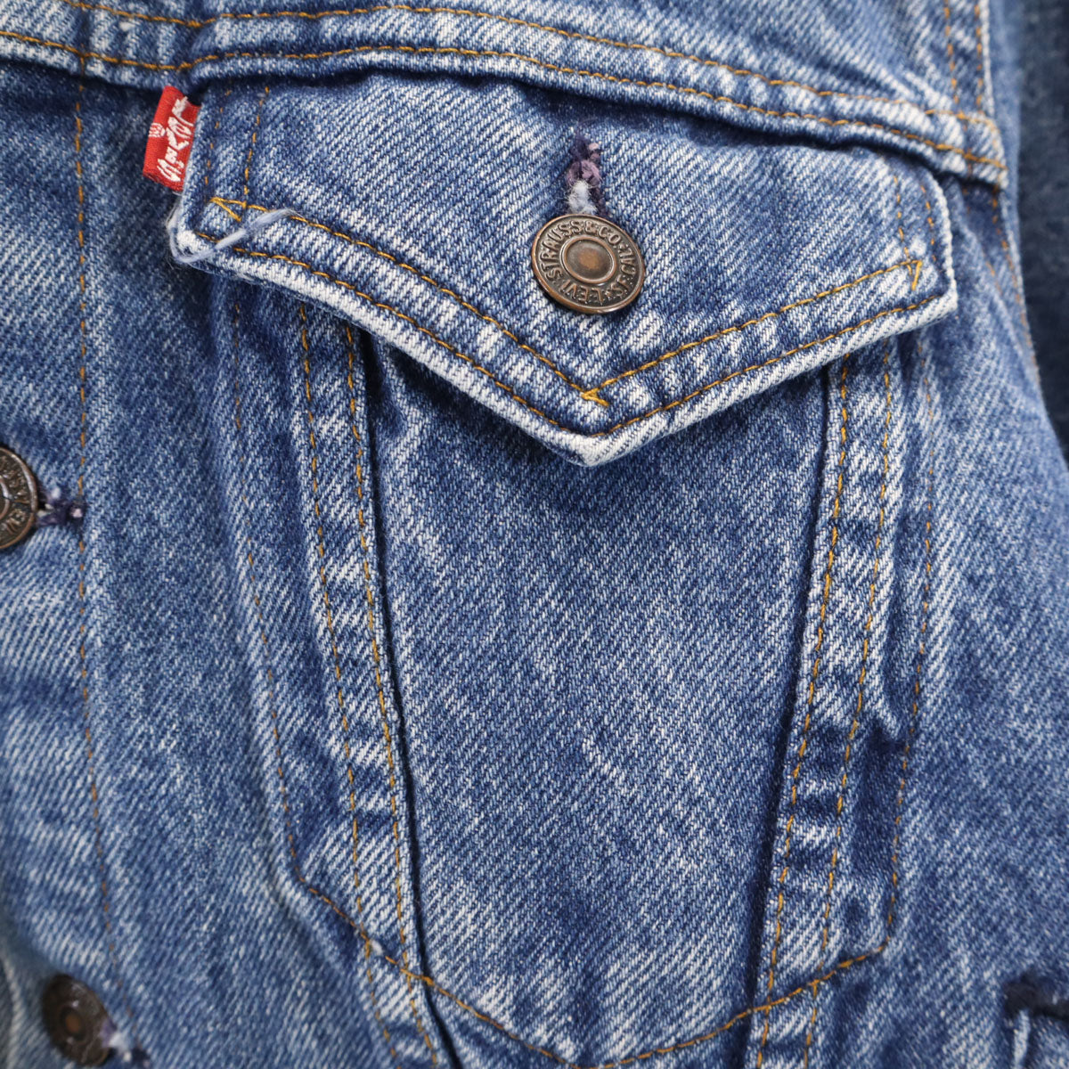 Levi's リーバイス 80s 70706-0216 USA製 ヴィンテージ デニムジャケット 18 ウォッシュブルー ジージャン トラッカー キッズ
