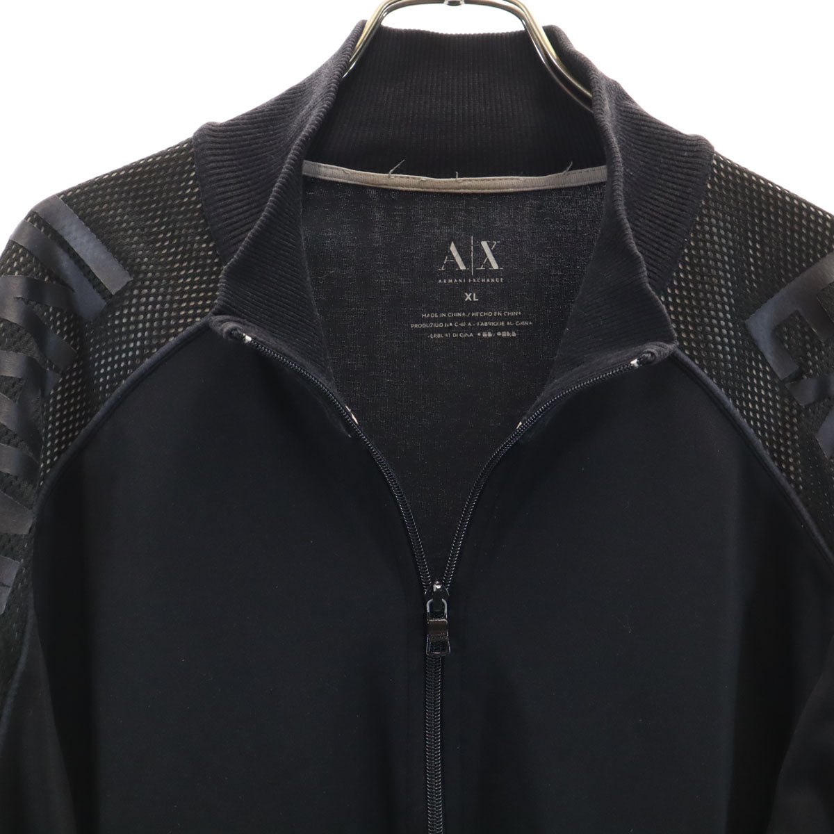 ARMANI EXCHANGE アルマーニエクスチェンジ トラックジャケット XL ブラック ジャージ メンズ