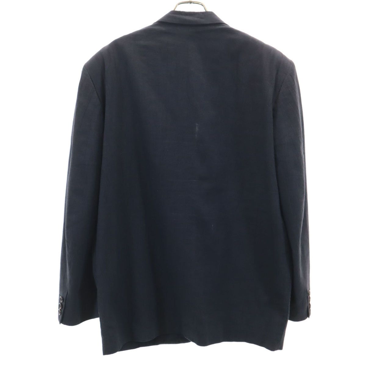 COMME des GARCONS HOMME コムデギャルソンオム 80s 90s 日本製 リネンブレンド オールド テーラードジャケット M ブラック メンズ
