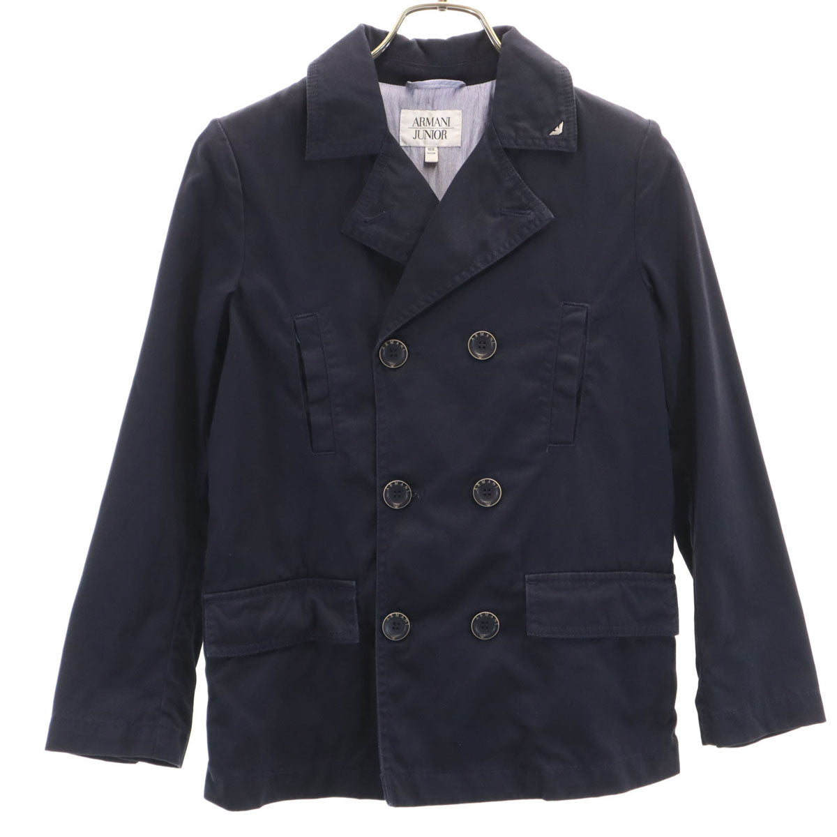 ARMANI JUNIOR アルマーニジュニア ダブルブレスト ジャケット 10A ネイビー キッズ