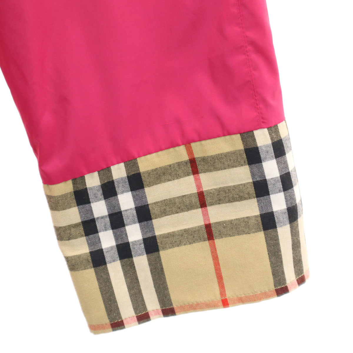 BURBERRY LONDON バーバリーロンドン USA製 フードジャケット XS ピンク レディース