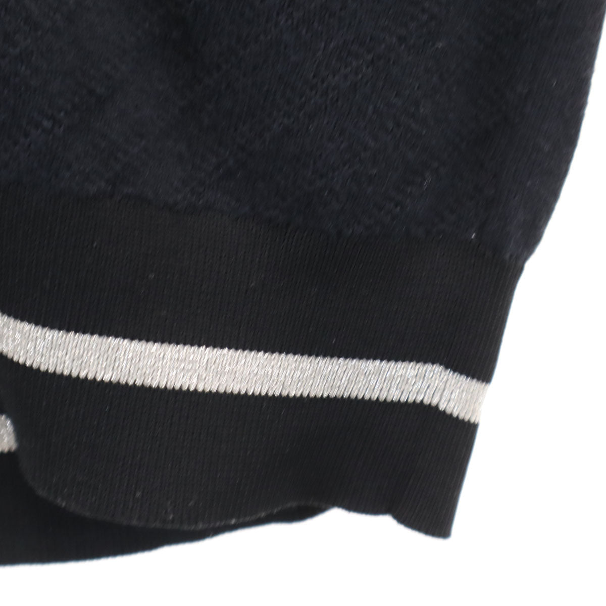 FRED PERRY フレッドペリー 長袖 Vネック ニットカーディガン 10 ブラック レディース